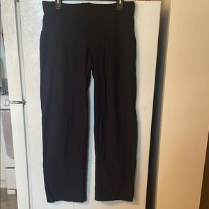 Eileen Fisher Black Dress Pants Elastic‎ Waistband Small